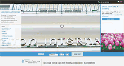 Desktop Screenshot of hotelcarltonsorrento.com